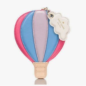 Kate Spade Get Carried Away Hot Air Balloon Coin Purse Zipper
